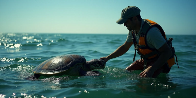 Unglaubliche Rettung einer Kemp’s-Ridley-Schildkröte nach 8000-km-Odyssee