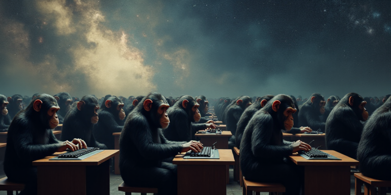 Die Unwahrscheinlichkeit des Infinite-Monkey-Theorems enthüllt