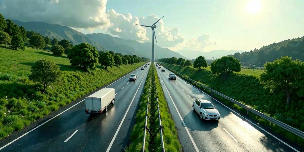 Neue Wege: Autobahnen als grüne Energiequellen nutzen