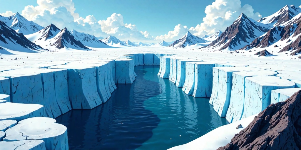 Gletscher schmelzen, Naturfilmer schaut und die Menschheit grinst