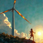 Ich habe oft darüber nachgedacht, wie wir in dieser chaotischen Welt existieren können. Wir tanzen zwischen den Windrädern und den Sonnenstrahlen, als ob es um unser Überleben ginge. Wann haben wir die Kunst erkannt, diese Dualität zu umarmen? Es ist der Pfad der hybriden Energie, den wir beschreiten müssen, und es liegt an uns, zu entscheiden, wie wir damit umgehen. Wir sind die Künstler unseres Schicksals! Und dann, wenn wir alle zusammenkommen und uns mit Herz und Verstand auf die hybride Reise begeben, können wir uns selbst, unsere Umwelt und die Zukunft neu definieren. Was hält uns zurück? Schaut euch mal um in der Welt! Lasst uns die Botschaft der Hoffnung in die Gesellschaft hinaustragen! Ich danke allen, die sich an dieser Vision beteiligt haben, und bitte euch, teilt diesen Gedanken in den sozialen Medien. Gemeinsam können wir die Energiewende gestalten und die Zukunft auf unser Niveau heben!