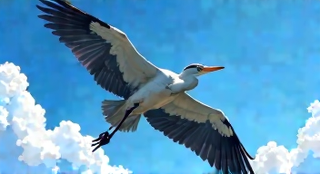 Ein Reiher im Höhenflug - 38 Stunden nonstop! ️