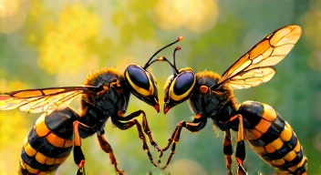 Wespen und Hornissen: Sommerlicher Ekstase im Insektenchaos
