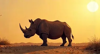 Das Überleben der Nashörner in der Kalahari (3/10)