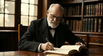 Ich bin Sigmund Freud, Vater der Psychoanalyse, 1856-1939, und betrachte das Konsumverhalten (7/10)