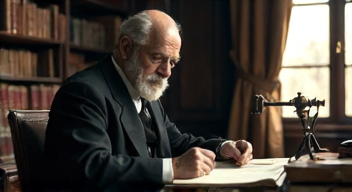 Ich bin Sigmund Freud, Vater der Psychoanalyse, 1856-1939 (4/10)