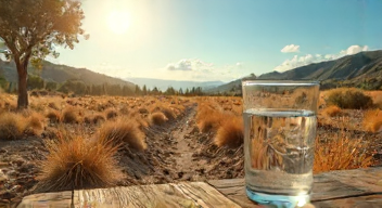 Ich erinnere mich an die Diskussion über Wasserknappheit und Klimawandel (1/10)