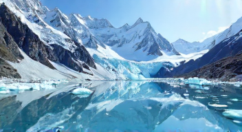 Ich über den Klimawandel und seine Auswirkungen auf Gletscher (1/10)