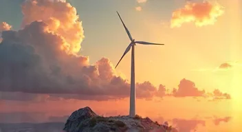 Künstlerische Reflexion über Windkraft (9/10)