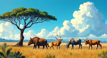 Perspektiven zu Herbivoren in Afrika