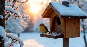 Unterstützung für Vögel in der kalten Jahreszeit (6/10)
