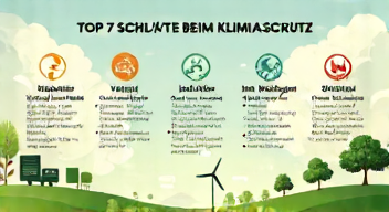 Das sind die Top 7 Schritte beim Klimaschutz
