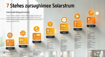 Das sind die Top 7 Schritte beim Solarstrom