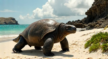Kulturelle Bedeutung der Riesenschildkröten für die Galápagos (3/10)