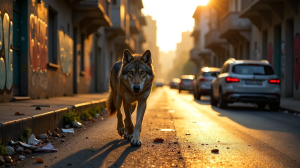 Wölfe und Menschen: Anpassung, Ambivalenz und das Überleben in urbanen Räumen