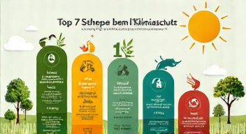 Das sind die Top 7 Schritte beim Klimaschutz