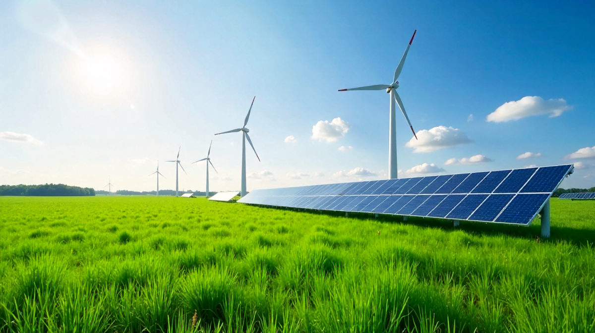 Energiewende durch Hybridkraftwerke: Wind, Sonne und Landwirtschaft vereint